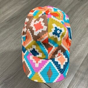 VERA BRADLEY HACIENDA DIAMONDS Baseball Cap Adjustable Strap